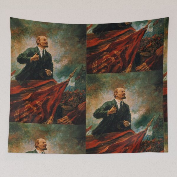 Item preview, Lenin (Painting) designed and sold by Ichneumon-art.