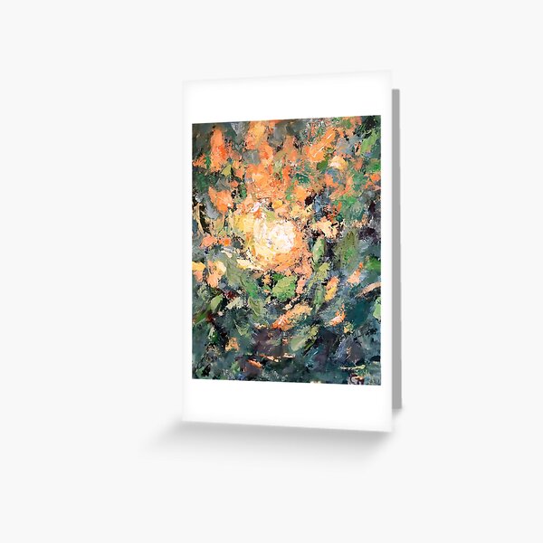 Flora Lichterspiel Grußkarte