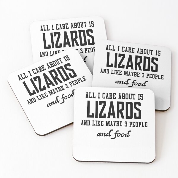 Item preview, All I care about is Lizards and like maybe 3 people and food designed and sold by loveislovestore.