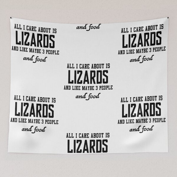 Item preview, All I care about is Lizards and like maybe 3 people and food designed and sold by loveislovestore.