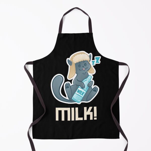Item preview, Russian Blue Cat Drunk On Milk designed and sold by SewnMemories.