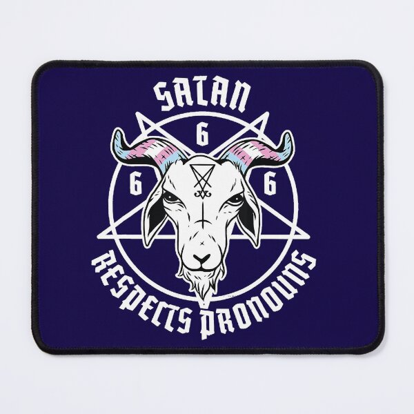 Item preview, Satan Respects Pronouns Satanic Happy Halloween  designed and sold by Frankbelcher343.