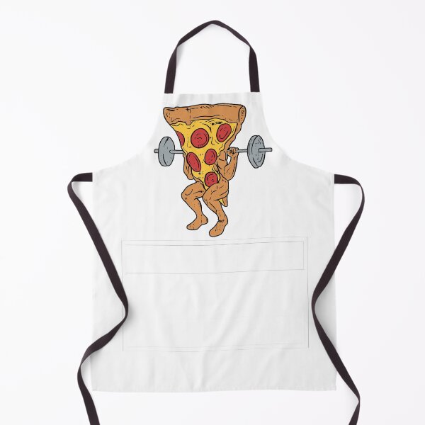 Aperçu de l'œuvre Squat Hard Esse Pizza Repeat Pizza Piece avec haltère créée et vendue par Cedinho.