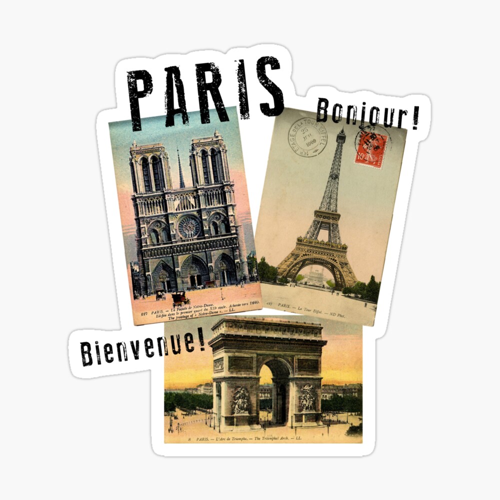 paris postcard