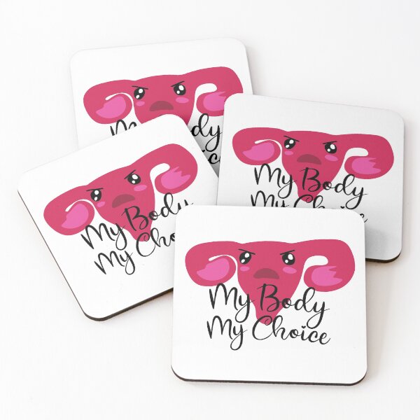 Item preview, My Body My Choice - Pro-choice Kawaii Uterus designed and sold by Lori P.