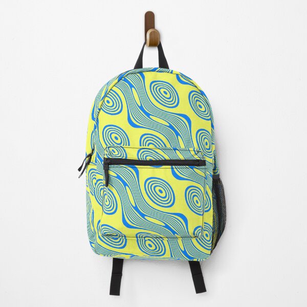 Item preview, Yellow and Blue Abstract river Pattern designed and sold by bradm50.