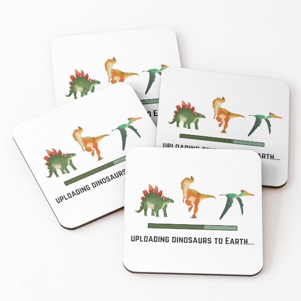 Item preview, Uploading Dinosaurs to Earth Kids (T-rex, stegosaurus, pterodactyl) designed and sold by chloeinca.