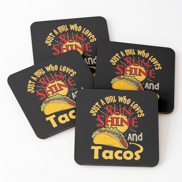 Item preview, Just A Girl Who Loves Sunshine And Tacos designed and sold by Teetrace.