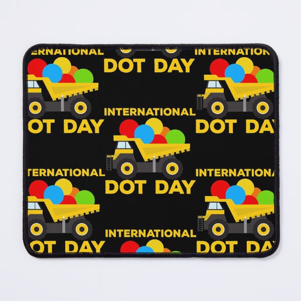Item preview, International Dot Day Polka Dot September 15th Make Your Mark Garbage Truck Dump Truck designed and sold by Lilli Lutz.