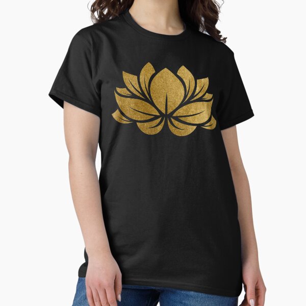Aperçu de l'œuvre Mandala fleur de lotus doré créée et vendue par SoccaTamam.
