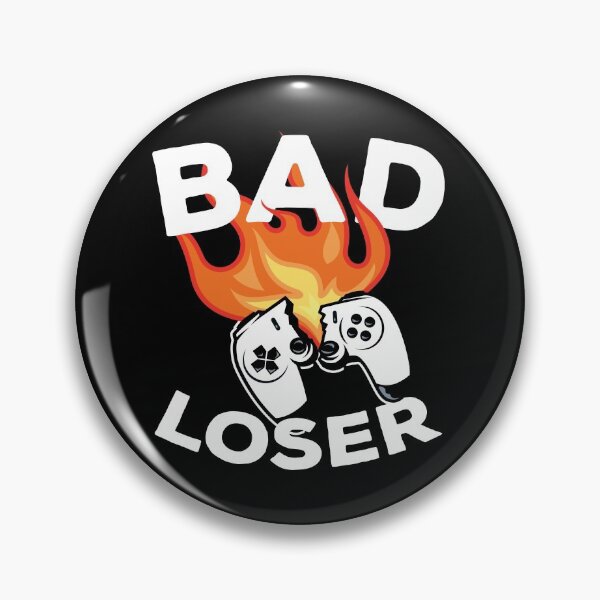 Item preview, Bad Loser Video Games Gamer Humor Gaming designed and sold by Mad-Minds.