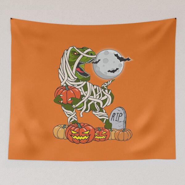 Item preview, T Rex Halloween Mummy Costume Dinosaur with Pumpkins Lover Funny designed and sold by alenaz.