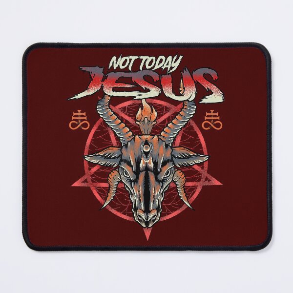 Item preview, Not Today Jesus Satanic Happy Halloween  designed and sold by Frankbelcher343.