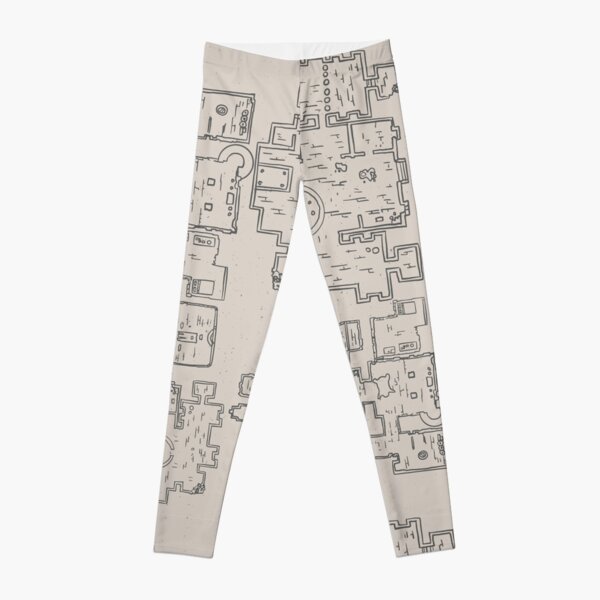 Tabletop RPG - Dungeon Map Leggings
