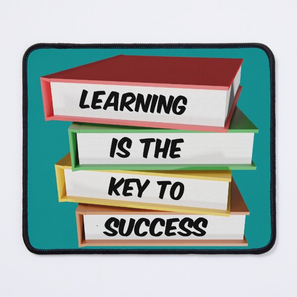 Item preview, Learning is the Key to Success Inspirational Quote designed and sold by bradm50.
