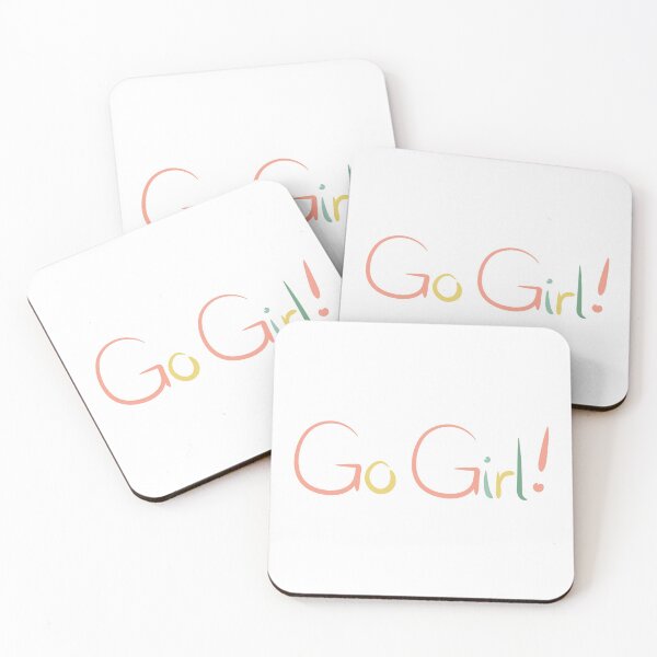 Item preview, Go Girl! sign in rainbow colors designed and sold by Juditdesign.