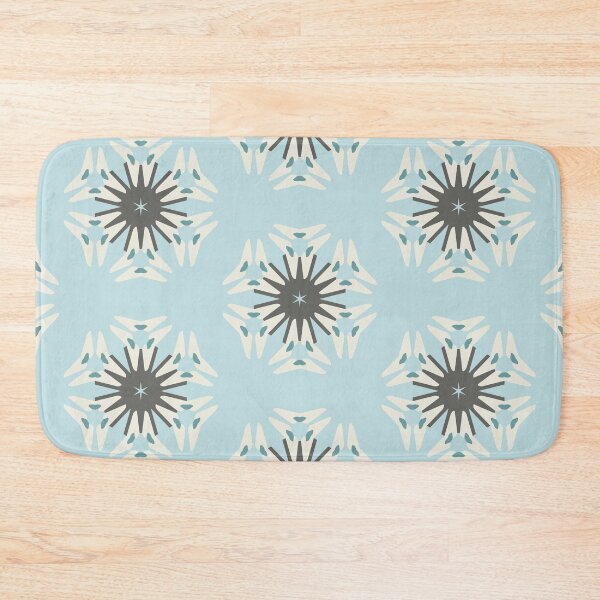 Item preview, Modern Star Flower Pattern Artwork 02 Nordic Color 01 designed and sold by Stefanie Boike.