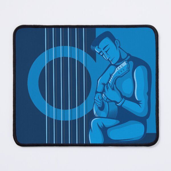 Item preview, The Guitarist Blue designed and sold by sifis.