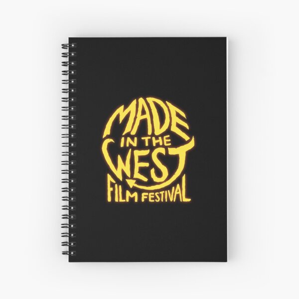 Made in the West 2020 Poster Title (Yellow Glow) Spiral Notebook