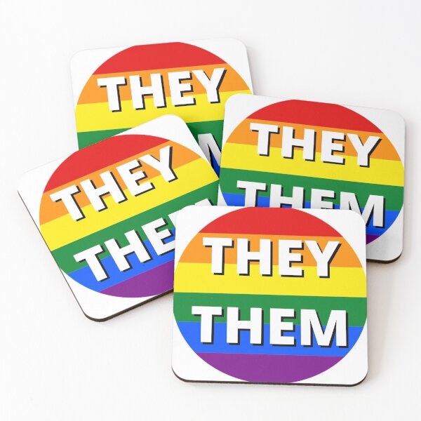 Item preview, They Them pronoun Pride Flag designed and sold by shyflamingo.