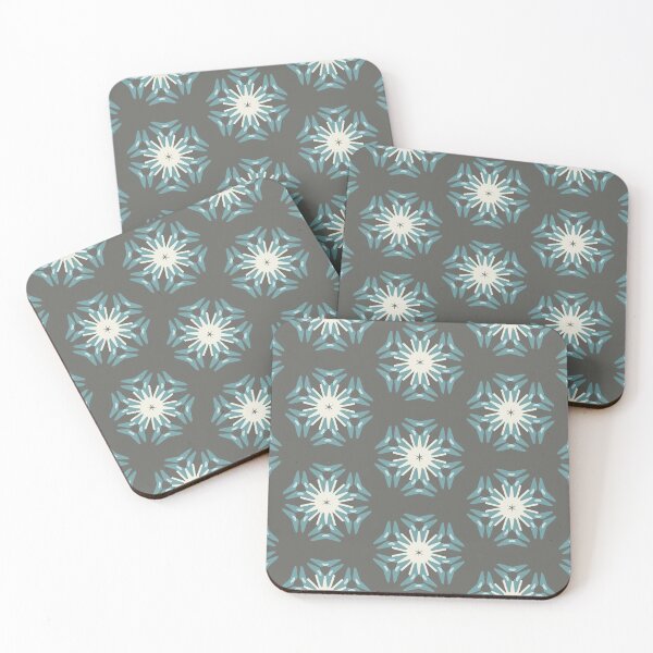 Item preview, Modern Star Flower Pattern Artwork 02 Nordic Color 02 designed and sold by Stefanie Boike.