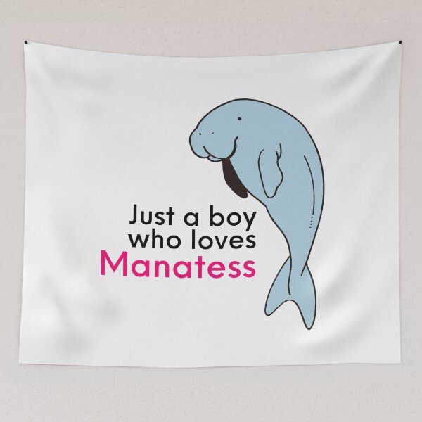 Item preview, Just a boy who loves Manatees. Save the Manatees designed and sold by monodesigns.