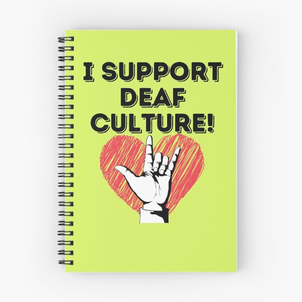 Item preview, I support Deaf Culture! designed and sold by Vatazumet.