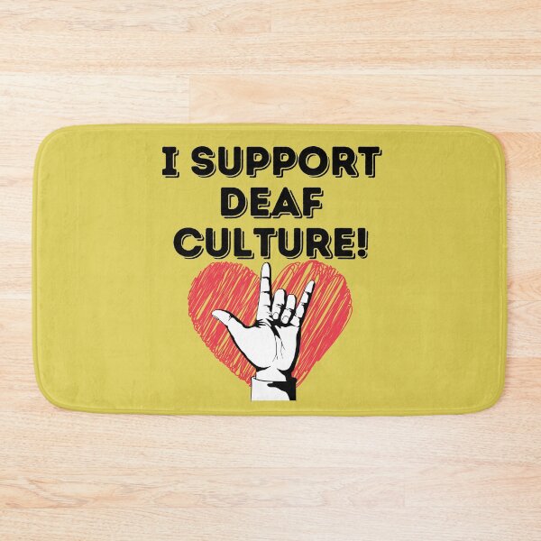 Item preview, I support Deaf Culture! designed and sold by Vatazumet.
