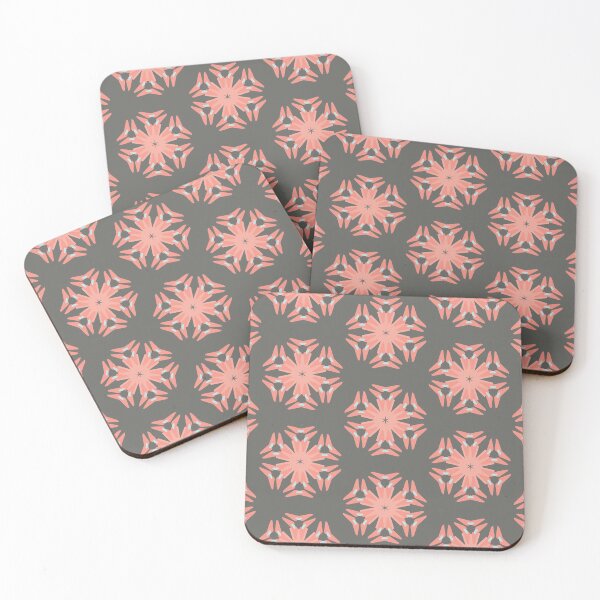 Item preview, Modern Star Flower Pattern Artwork 02 Nordic Color 04 designed and sold by Stefanie Boike.