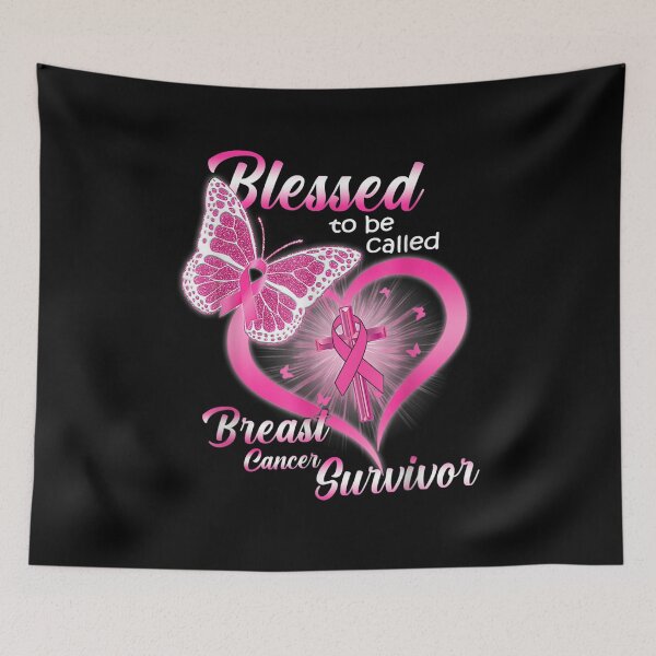 Item preview,  Pink Butterfly Blessed Called Breast Cancer Survivor designed and sold by dianev79.