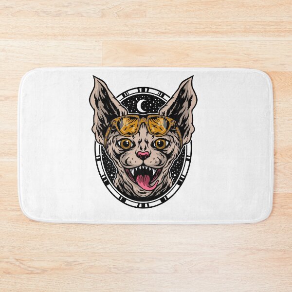 Item preview, Sphynx cat wearing sunglasses illustration Gift For Women And Men designed and sold by king's Outfit.