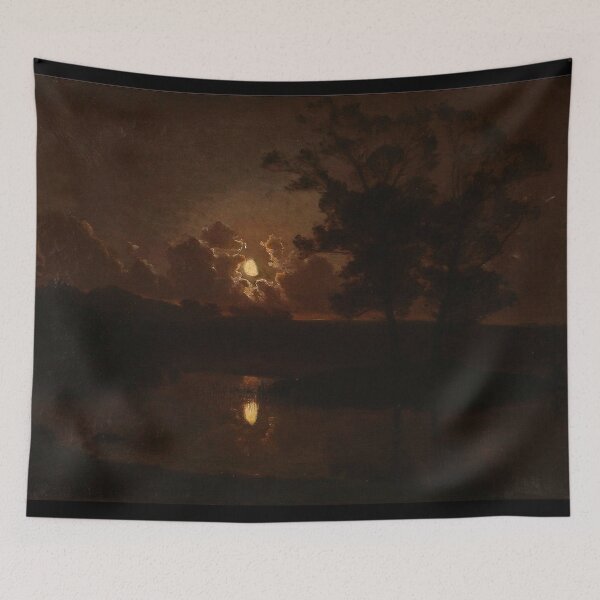Item preview, Sunset with trees - August Jerndorff   designed and sold by Vintage Designs +.