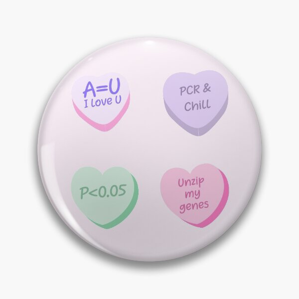 Item preview, Lovely Laboratory Hearts PCR and Chill Unzip my genes Sticker pack designed and sold by labstud.