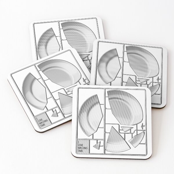 Item preview, Model Kit #1 - BLACK Broken Plate designed and sold by ILoveWastinTime.