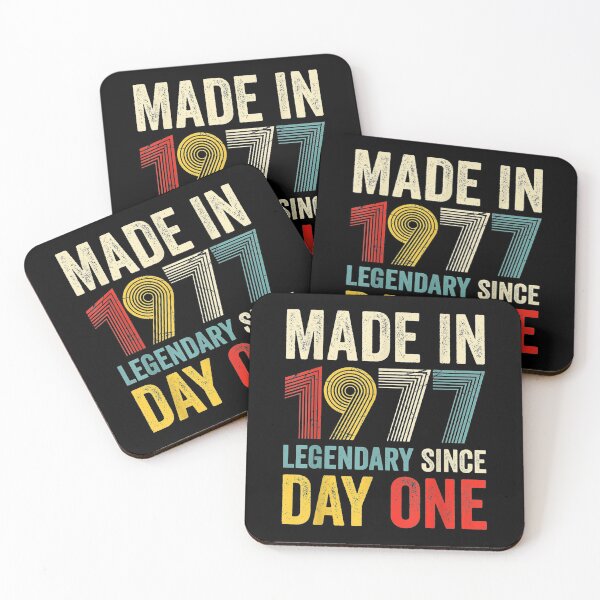 Item preview,  Made 1977 Legendary Since 44th Birthday Gifts designed and sold by donnagia.