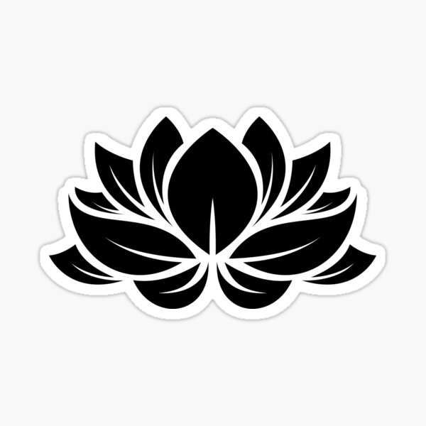 Aperçu de l'œuvre Mandala Fleur De Lotus Noir créée et vendue par SoccaTamam.
