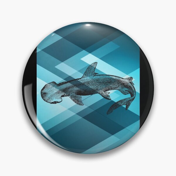 Item preview, Hammerhead Shark Geometric designed and sold by Ubermorgen.
