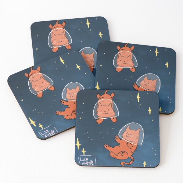 Item preview, Cats in Space designed and sold by LisaMichelleArt.