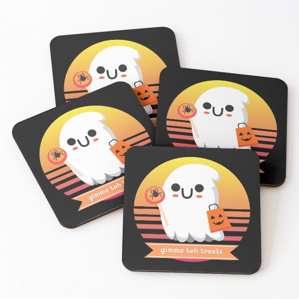 Item preview, Halloween Cute Ghost Trick-or-Treating Adorable Costume Gimme teh Treats designed and sold by Nathalie Aynié.
