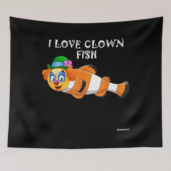 Item preview,  Clown Fish Love Funny designed and sold by donnagia.