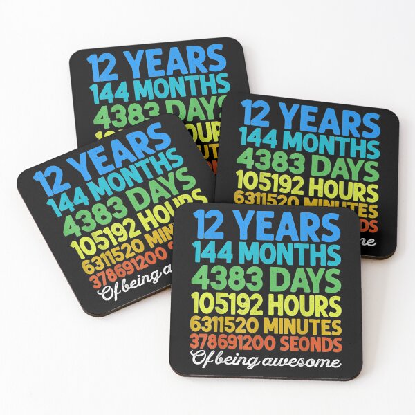 Item preview,  Years 12nd Birthday Vintage Retro Numbers Kids designed and sold by dianev79.