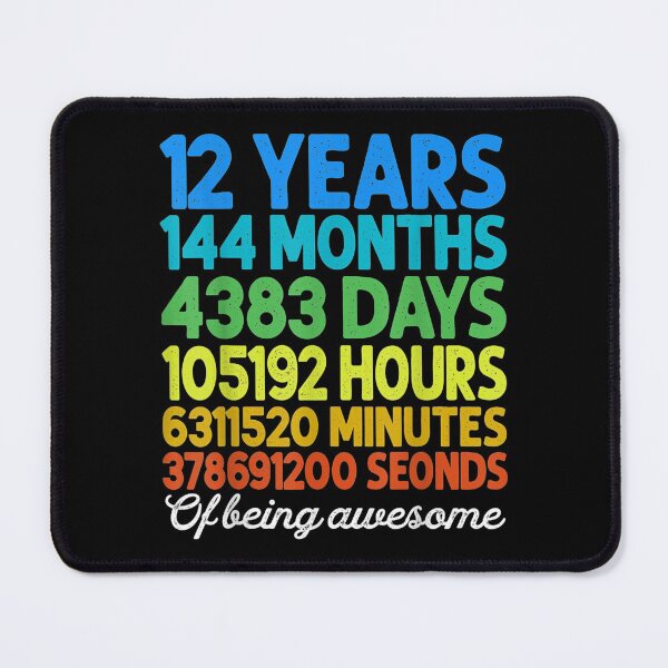 Item preview, Years 12nd Birthday Vintage Retro Numbers Kids designed and sold by dianev79.