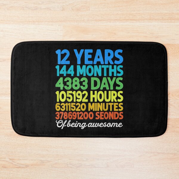 Item preview,  Years 12nd Birthday Vintage Retro Numbers Kids designed and sold by dianev79.