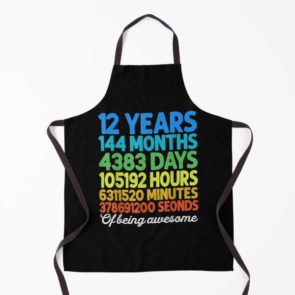 Item preview, Years 12nd Birthday Vintage Retro Numbers Kids designed and sold by dianev79.
