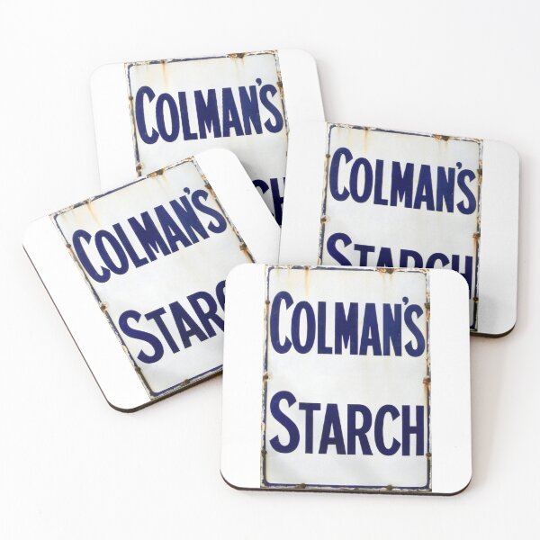 Item preview, The Good Old Days of Starch, Vintage Enamel Sign. designed and sold by JonDelorme.