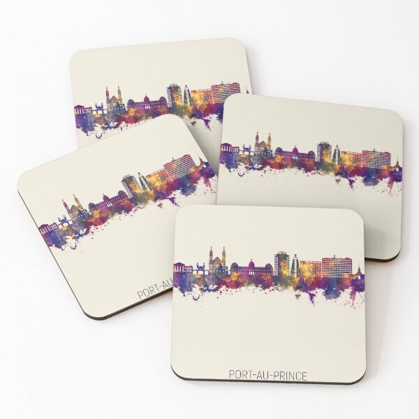 Item preview, Port-au-Prince Haiti Skyline designed and sold by ArtPrints.