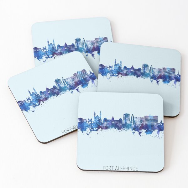 Item preview, Port-au-Prince Haiti Skyline designed and sold by ArtPrints.