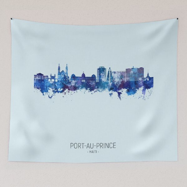 Item preview, Port-au-Prince Haiti Skyline designed and sold by ArtPrints.