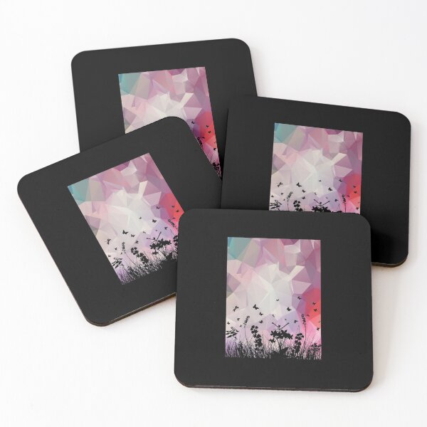 Item preview, Sunset Butterflies Geometric designed and sold by Ubermorgen.