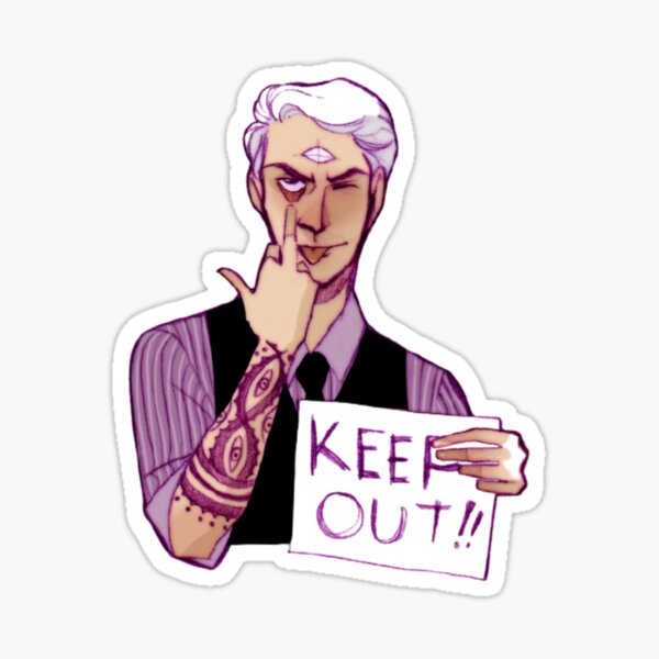 Eye pattern Sticker